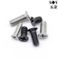 Chất liệu thép không gỉ 304 Vít đầu phẳng Phillips Đen Kẽm / Niken Đầu mỏng mạ 120 độ Đầu chìm nhỏ Bu lông vít Đường kính đầu nhỏ 5.0 / 5.5 / 6.0 / 6.5 / 6.8 / 7.0 / 7.8 / 8.0 / 8.8