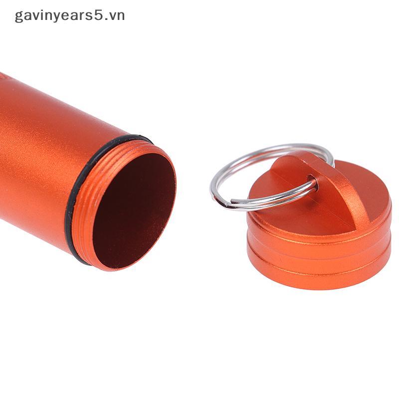 # gavin # 1PC Chai kín viên nang chống nước Hộp đựng thuốc sinh tồn ngoài trời.