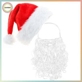 SAFENH - Râu Giả Ông Già Noel Cho Cosplay Giáng Sinh, Thích Hợp Cho Thanh Thiếu Niên Và Người Lớn