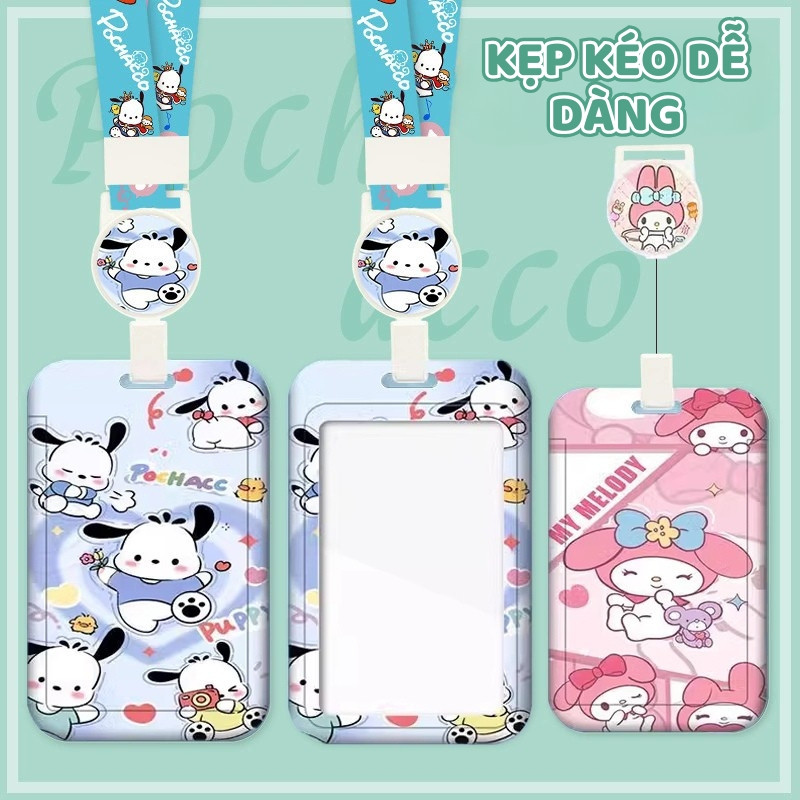 Dây Đeo Thẻ Học Sinh Hoạt Hình Cute – Bao Đựng Thẻ Sinh Viên Xinh Xắn, Phù Hợp Đi Học Mỗi Ngày
