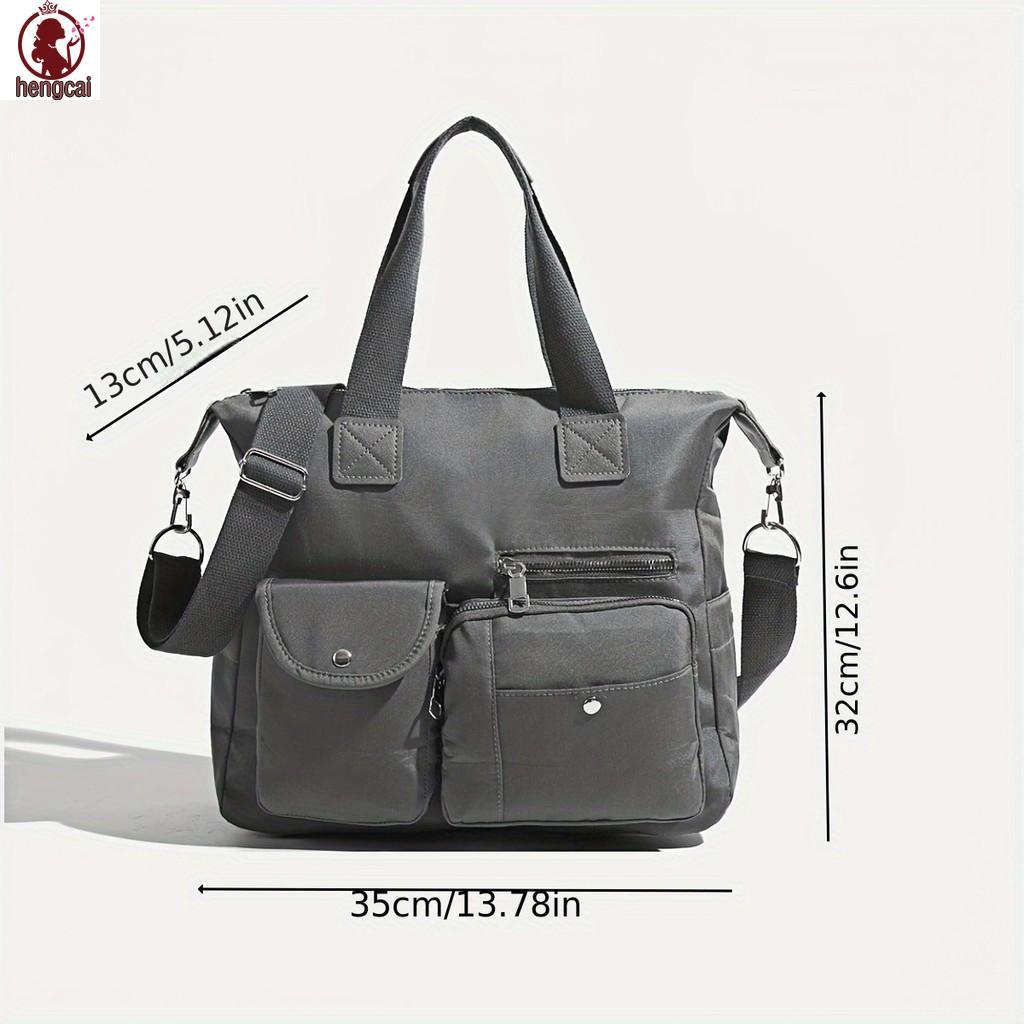 Túi đeo vai dung tích lớn - Túi Nylon ngang chuyển đổi có tay cầm có thể điều chỉnh