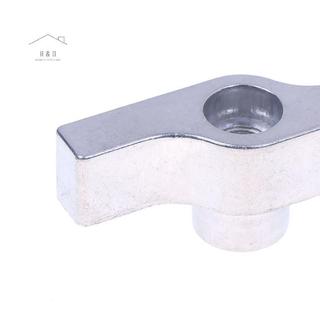 RO > 1 Cánh Đai Ốc Giàn Kẹp Tay Cầm Phần Nhôm Mạ Kẽm M8 M12 Tay Cầm Màu Xám Đai Ốc Núm T-nut Cho Móc Nhẹ Mới