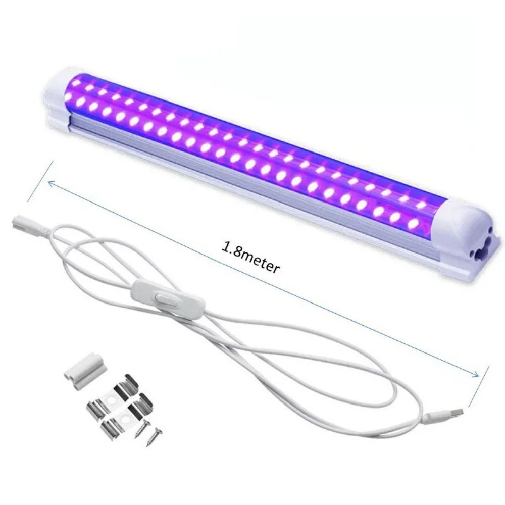 10W DC5V USB Cắm Đầu Vào Đèn UV Ống Thanh Loại Tím UVA LED Chiếu Sáng ...