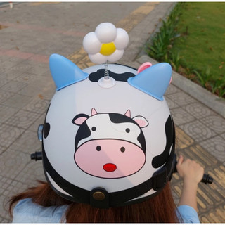[Motex]Tai mèo Hoa Sừng nhỏ Chong chóng gắn mũ bảo hiểm, gắn xe máy, gắn ô tô phụ kiện xe, trang trí bàn