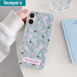 Ibumpers Ốp Điện Thoại Họa Tiết Hoa Đẹp Thẩm Mỹ Dễ Thương Thanh Lịch Silicon Mềm Cao Cấp Vỏ Chống Sốc Cho iPhone 11 12 13 14 15 16 17 Pro Max IP 7 8 Plus Iphon X XS XR