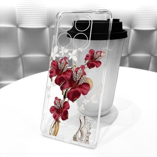 Dành Cho Xiaomi 17T Pro Ốp Lưng Hoa Thời Trang Bướm Silicon Trong Suốt TPU Ốp Lưng Vỏ Điện Thoại Cho Xiaomi 17T 2026 Mi17T Vỏ