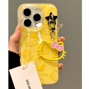 Line KT Cat Thích hợp cho vỏ điện thoại Apple 16promax 15pro1413 / 12 / 17 / xr / xax25.11.27