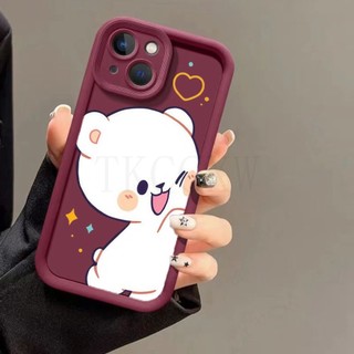 Tương thích cho Redmi Note 11 10 9 11T Pro + 11s 10s 9s Kawaii Vỏ mềm silicon hình động vật hoạt hình dễ thương