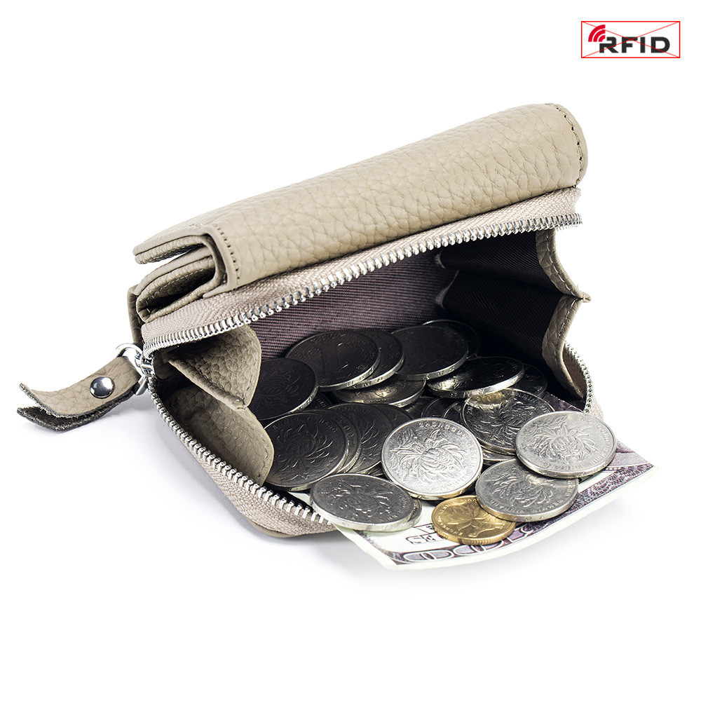 Ví da bò nữ Mini Giảm giá 30% Túi đựng tiền xu nhiều thẻ