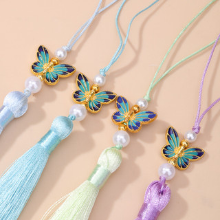 Cloisonne Ngọc Trai Bướm Mùa Hè 2025 - Phụ Kiện Thời Trang Cho Nam Và Nữ, Thích Hợp Làm Hành Lý và Đồ Trang Trí