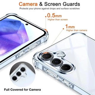 Ốp Lưng Trong Suốt Cho Samsung Galaxy S24 FE 5G Slim Soft TPU Vỏ Bảo Vệ Trên SamsungS24FE Samung S24FE S25FE S 24FE 25FE 5G
