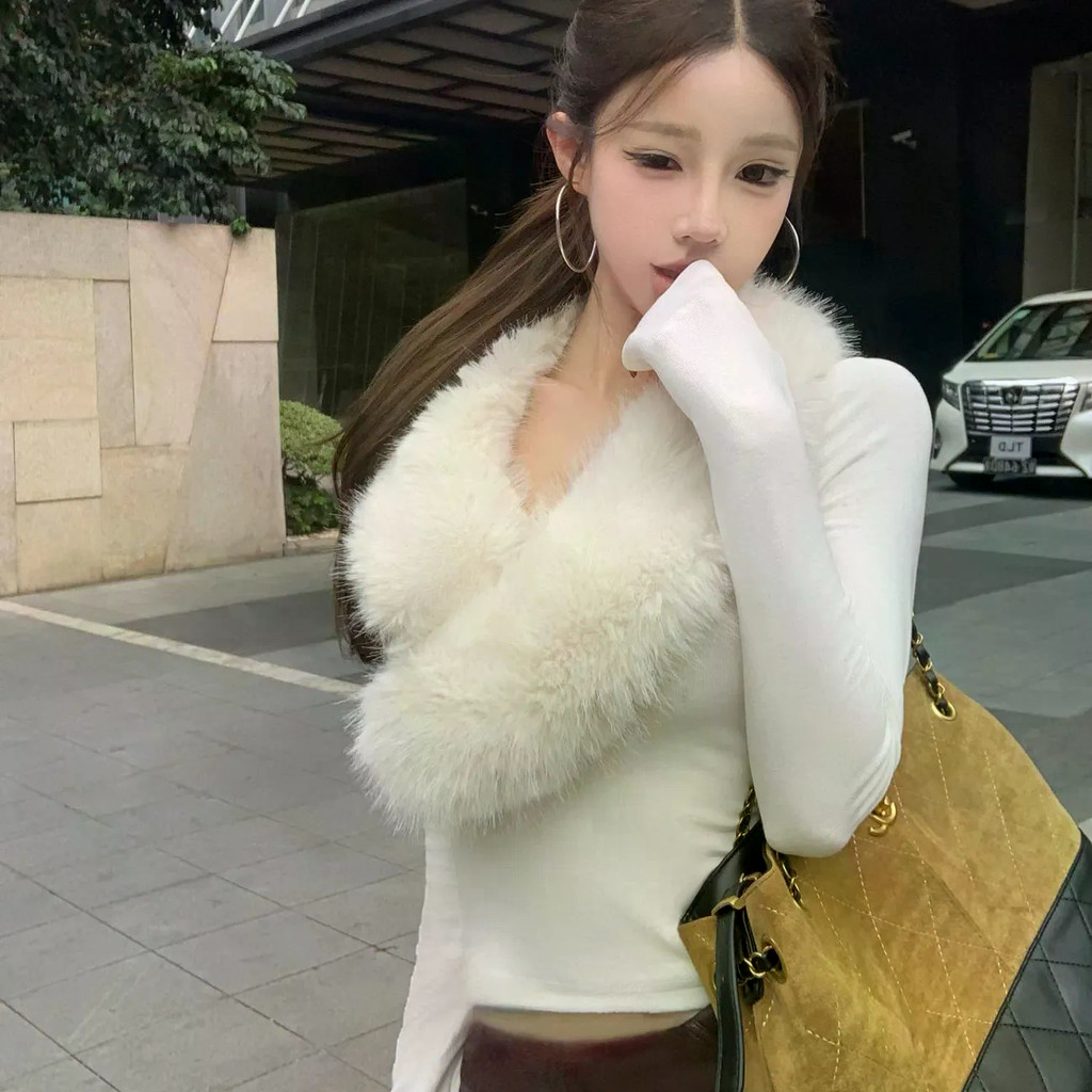 Áo Sơ Mi Dài Tay Nữ Phong Cách Mới Cổ Dài Tay Thiết Kế Giảm Béo