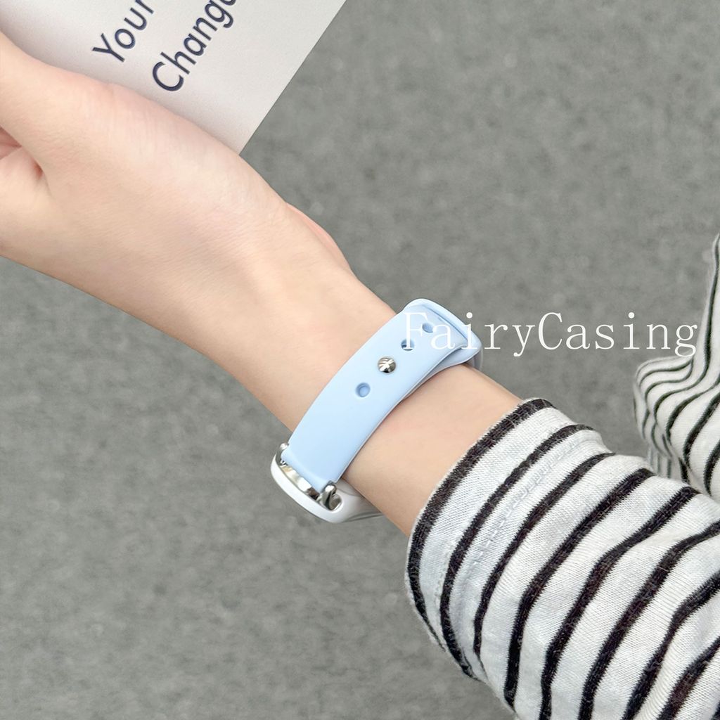 Dây đeo đồng hồ silicon thể thao màu sắc Dopamine cho Xiao Mi Band 10 9 8 7 Pro 6 5 4 3 Vòng đeo tay cho Redmi Watch 6 5 4 Dây đeo