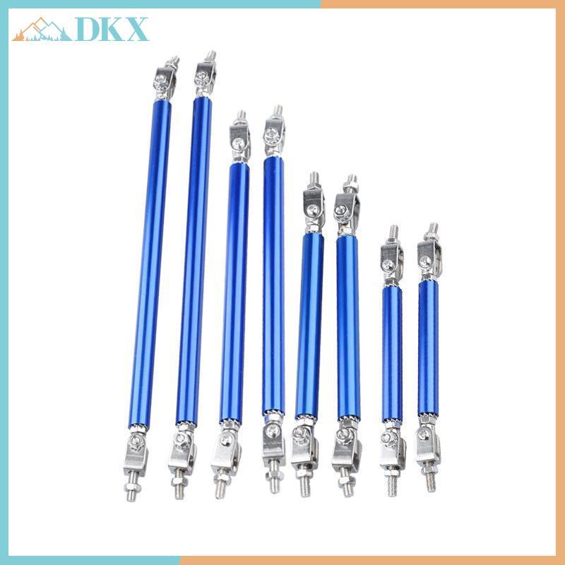 DKX 2x Universal Racing Có thể điều chỉnh cản trước phía sau Bộ chia môi Bộ thanh hỗ trợ Racing 75mm / 100mm / 150mm / 200mm Điều chỉnh kiểu dáng ô tô.