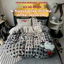 Bộ vỏ chăn ga gối nỉ nhung cao cấp Memminbedding Luxury họa tiết dễ thương không xù lông, giữ nhiệt tốt