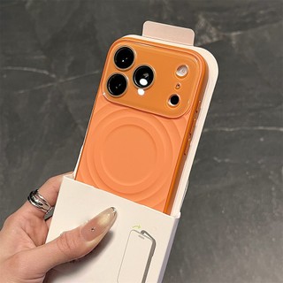 Ốp điện thoại silicon từ tính sóng cửa sổ lớn cho iPhone17 16 15 Pro Max bảo vệ camera chống sốc chống rơi mặt sau mềm