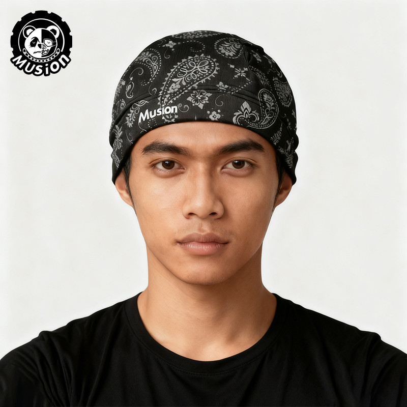 Musion Mũ Durag Paisley dành cho nam nữ - Vải thấm hút mồ hôi, lỗ thông hơi, siêu mát. Phù hợp leo núi và cắm trại.
