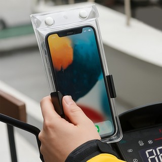 1 / 2 / 3 Vỏ điện thoại chống nước trong suốt - Túi đựng điện thoại di động có thể chạm vào màn hình di động chống mưa