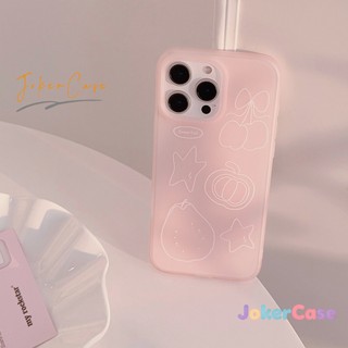 Ốp Cho IPhone 12 16 15 17 14 13 11 Pro Max 15 16 14 7 8 Plus XR X XS Max Ốp lưng điện thoại mềm hình trái cây ngọt ngào