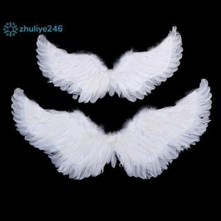 < zhuliye246 > Hình Nuốt Thiên Thần Trắng Có Dây Đeo Co Giãn Cho Tiệc Trẻ Em Cosplay Trang Trí Sinh Nhật Halloween