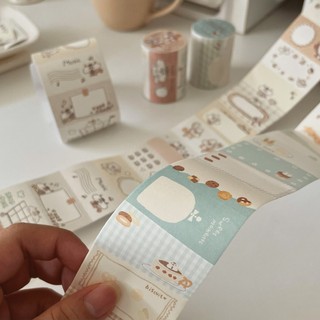 Sticky note mini dạng cuộn Rolling Island có thể xé
