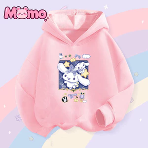 Cinnamoroll Bé Gái Có Mũ Trùm Đầu Mỏng Thu Đông Trẻ Em Thời Trang Dễ Thương Có Mũ Trùm Đầu Áo Dài Tay Áo Khoác