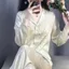 Đồ Bộ Nữ Pijama Bộ Lụa latin Tay Dài cổ sơ mi bigsize (60-80kg) cao cấp lụa TRRVhhbb