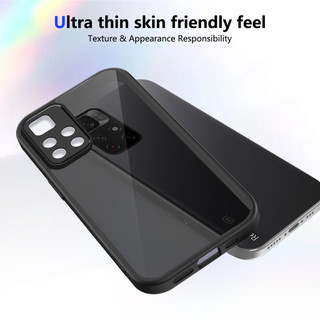 Dành Cho Xiaomi POCO M4 Pro 5G Ốp điện thoại Cứng Mờ Da-Cảm Giác Mềm Khung TPU Chống Sốc Mỏng Vỏ