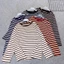 Áo Thun Bigsize Kẻ Sọc Ngang Form Rộng Cho Nữ Chubby Vải Cotton Co Giãn Thoáng Mát A311