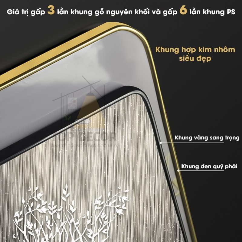 Tranh Phật Giáo Tráng Gương - Tranh Tráng Gương trang phí phong thờ, tranh Phật A Di Đà,tranh Phật Quan Âm - Top Decor