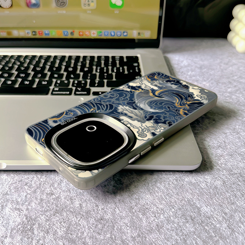 Dành cho iQOO 15 Ultra 15R 13 12 Pro Z10 Z11 Turbo Pro Z9 Neo 11/Neo 10 / 9 The Great Wave off Kanagawa Micro Matte Vỏ điện thoại cứng cho iQOO Z9 Turbo Z8 Vỏ iQOO chống sốc