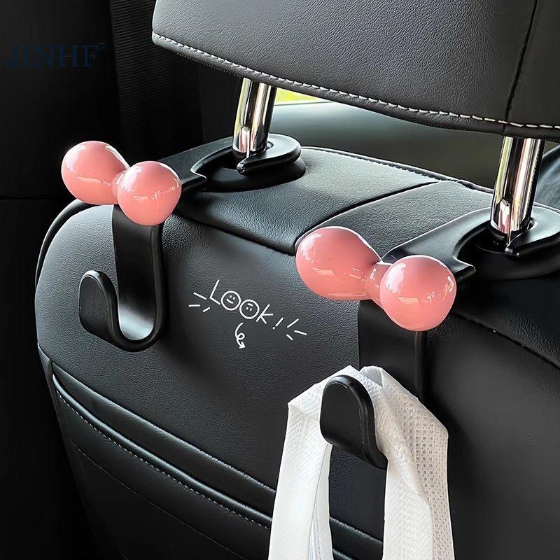 JINHF Ghế Ô Tô Móc Sau Nơ Lưu Trữ Móc Thời Trang Đa Năng Đồ Lặt Vặt Lưng Bảo Quản Móc Phụ Kiện Nội Thất HOT