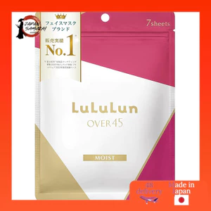 Lululun OVER45 Facial Masks - 7 Sheets (Iris Blue & Camellia Pink)- Direct from Japan