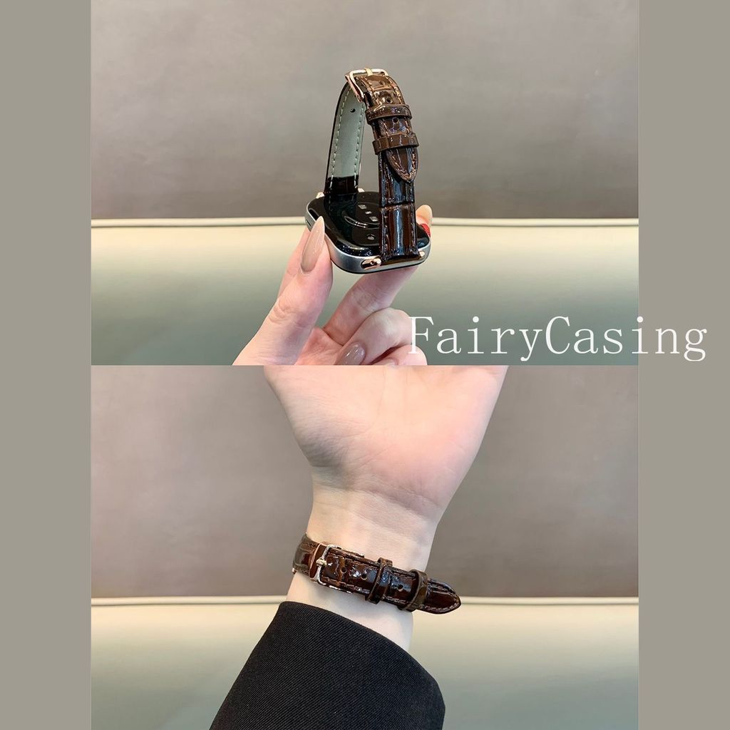 Dây đeo vòng da tre sáng cho Huawei Band 11 pro10 9 8 Dây đeo vòng tay cho Huawei Watch Fit 3 4 4Pro Dây đeo thay thế