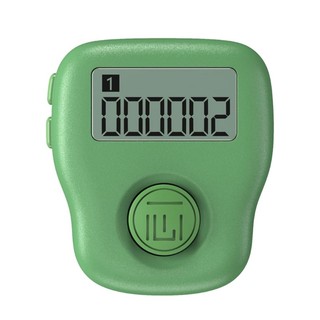 QUUM USB có thể sạc lại Bộ đếm ngón tay kỹ thuật số Phát sáng trong bóng tối Thiết kế tiện dụng Chất liệu ABS cầm tay cho thể thao Inve