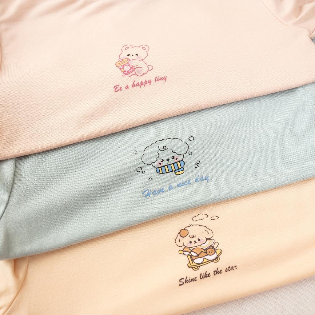 Áo giữ nhiệt cho bé trai bé gái UNBEE cổ 3cm chất tencel mềm mịn, giữ ấm - Áo thu đông cho bé