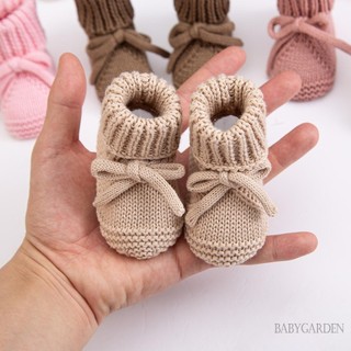 0-12 tháng Bé Trai Bé Gái Giày Dệt Kim Đế Mềm Đầu Tiên Thoải Mái Trong Nhà Booties