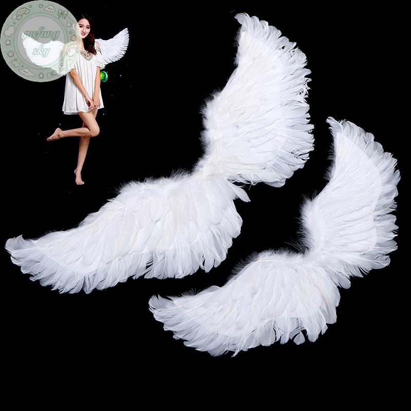PUSKY Nuốt Hình Thiên Thần Trắng Có Dây Đeo Đàn Hồi Cho Trẻ Em Tiệc Cosplay Halloween Trang Trí Sinh Nhật VN
