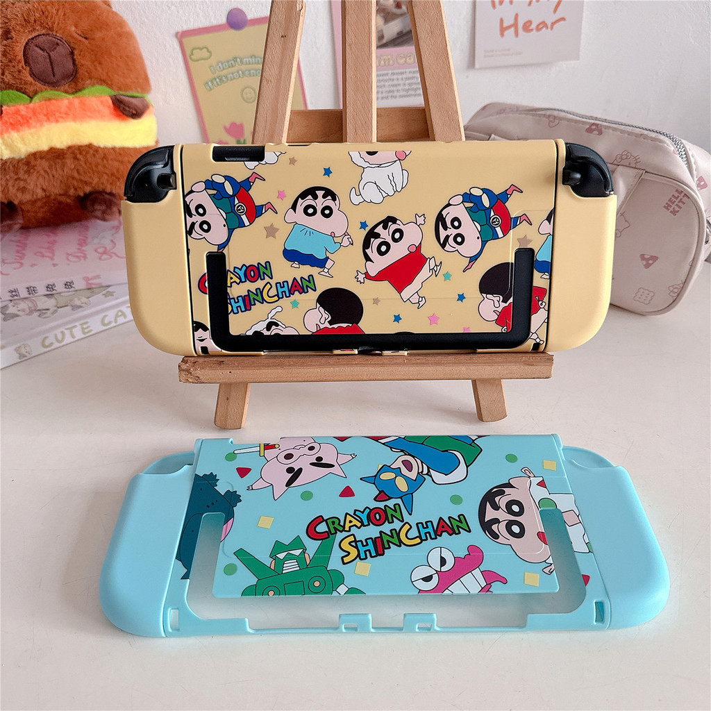 Vỏ cứng có thể gắn được Crayon Shin-Chan dễ thương cho Nintendo Switch 2, Ốp lưng silicon cho NS 2