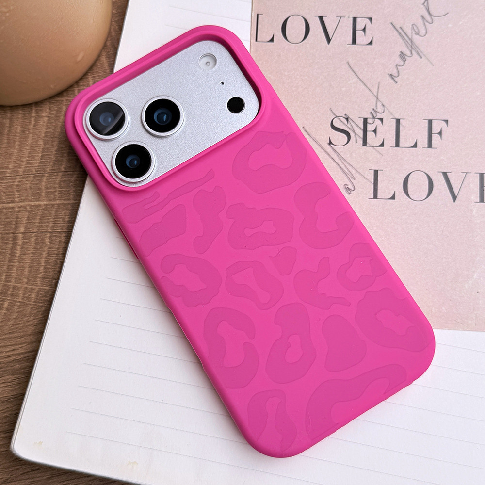 Ốp Điện Thoại Silicon Lỏng In Hình Da Báo Cho iPhone 17 Pro Max 17 Air 16 Plus 15 14 13 12 11 Vỏ Bảo Vệ Chống Sốc