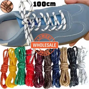 Dây giày thể thao cho giày thể thao giày bóng rổ | Dây Giày Polyester Tròn 100cm, 6 Màu Tùy Chọn Phụ Kiện Giày Thời Trang