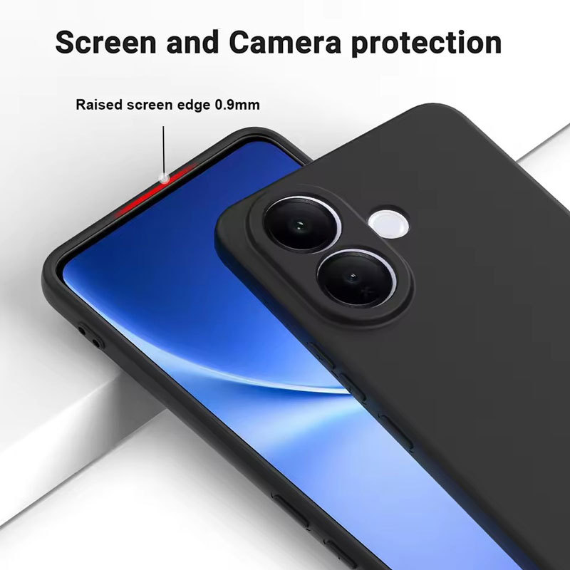 Ốp điện thoại dẻo khung vuông cho VIVO iQOO Z10 Z9 Turbo Pro Plus Z10x Z9x Z8 Z8x Z7 Z7x Z6 Z6x Z5 Z5x Z3 China 4G 5G 2025 2026