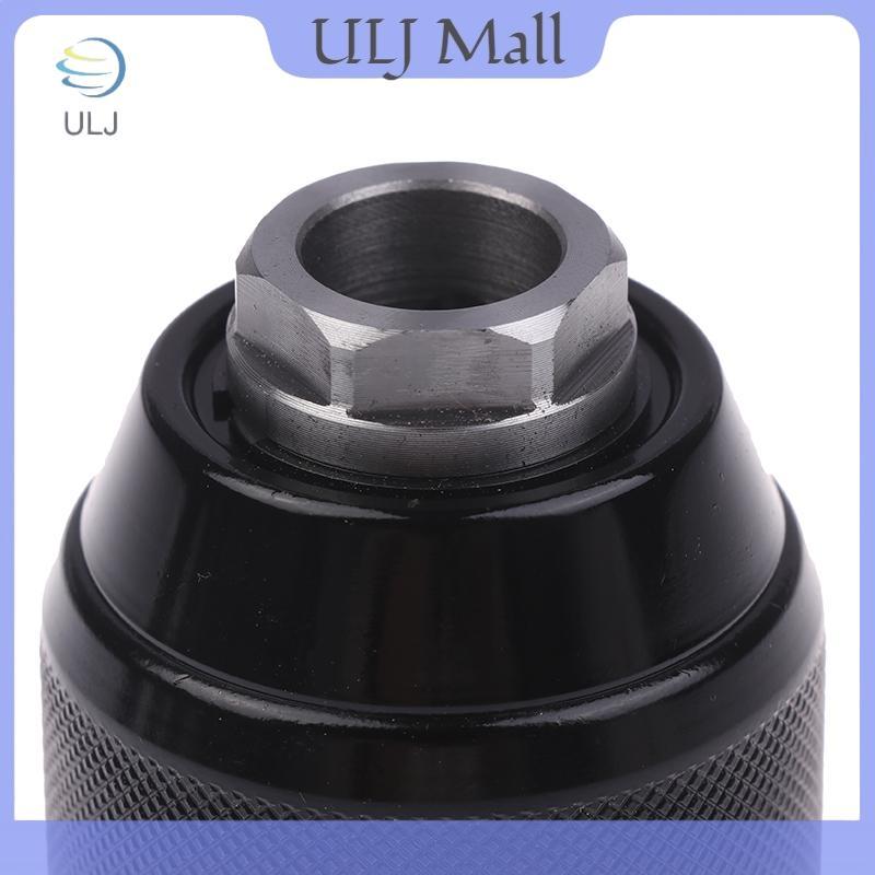 Đầu khoan Ratchet kim loại không cần chìa khóa ULJ, Chuck tự khóa, 10mm 13mm, Chuyển đổi thay đổi nhanh, cho ổ cắm & tuốc nơ vít mũi khoan.