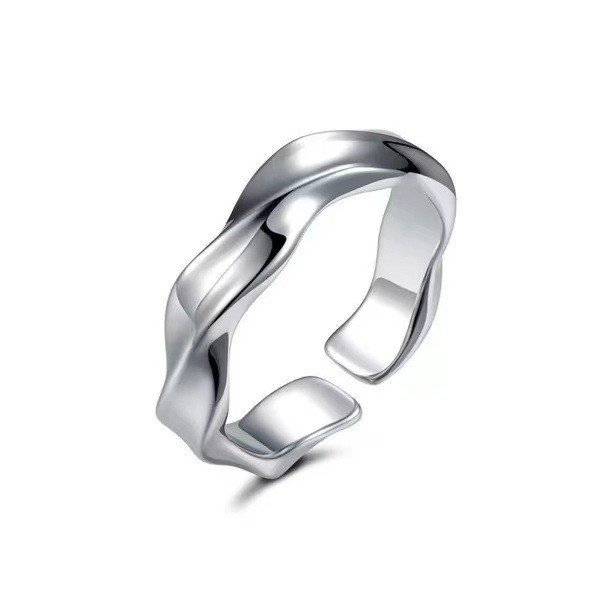 Nhẫn Mobius cao cấp có thể điều chỉnh size, phù hợp cho nam và nữ, thiết kế độc đáo hợp thời trang