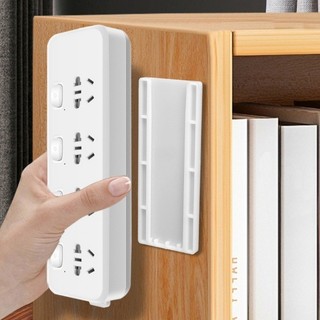 3 / 6 / 9 Bộ Dụng cụ cố định ổ cắm máy tính để bàn tự dính - Giá đỡ dây nguồn treo tường đa chức năng
