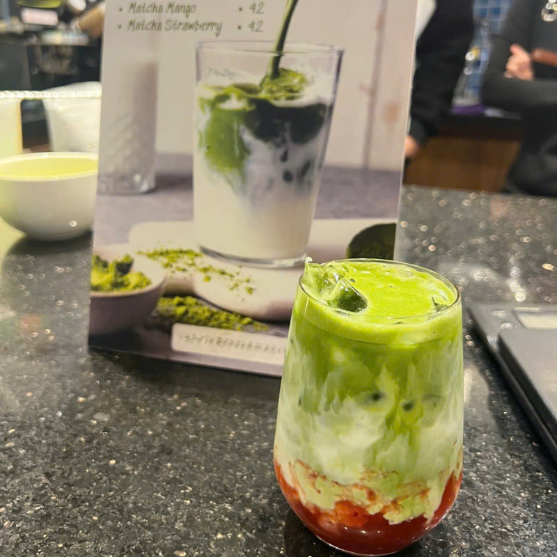Combo Sữa Oatside Barista Blend 1L + Bột Matcha Ami (Nhật) 100, Nguyên Liệu Pha Matcha Latte Ngon