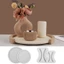 Treeling Lớp Silicon Handmade Khay Tròn Khuôn Món Ăn Khuôn Hoa Đế Khuôn