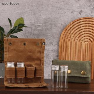 Túi đựng gia vịCanvas cho cắm trại và thịt nướng ngoài trời