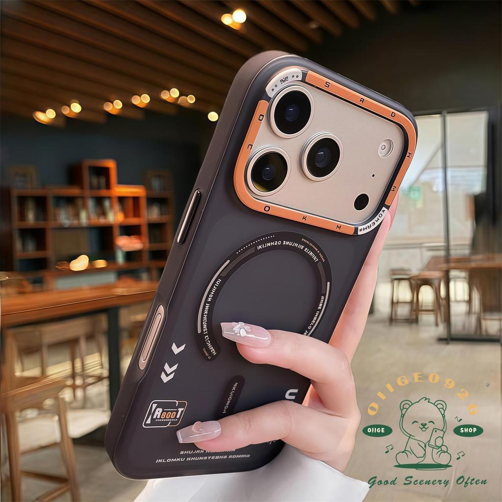 【 Ốp lưng iPhone17 】 Vỏ điện thoại từ tính IMD Skin Scrub iphone17 Pro Max16 15 14 13 12 cho vỏ iPhone Vỏ mềm silicon TPU chống sốc
