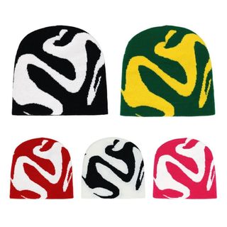 Mũ Beanies Dệt Kim Trung Tính Ấm Áp, Phong Cách Cổ Điển Y2K, Thích Hợp Dạo Phố